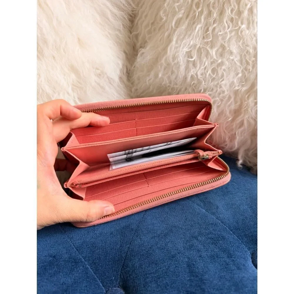 FENDI FF Large Zippy Wallet